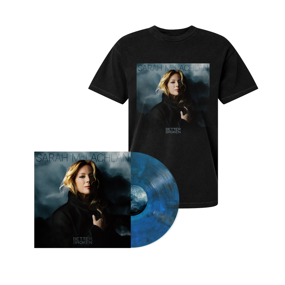 Better Broken Blue Smoke Exclusive Vinyl + Album T-shirt