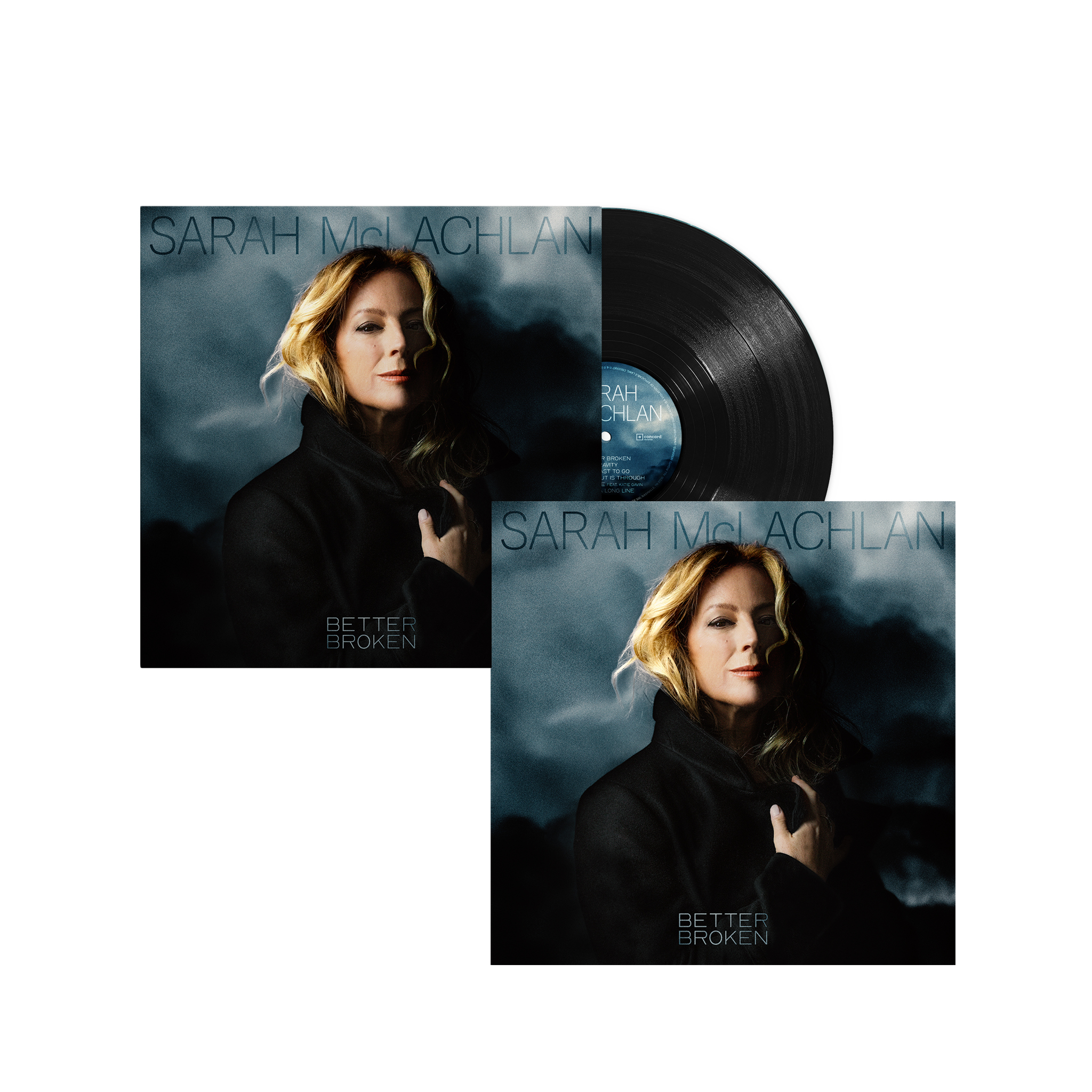 Sarah McLachlan – Better Broken Black Vinyl + Signed Print