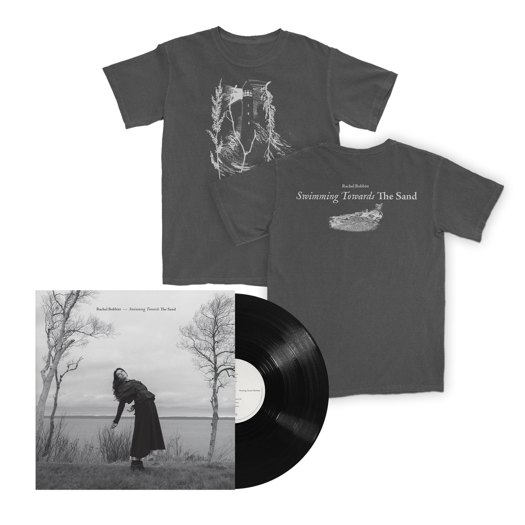 Swimming Towards The Sand Vinyl + Tee