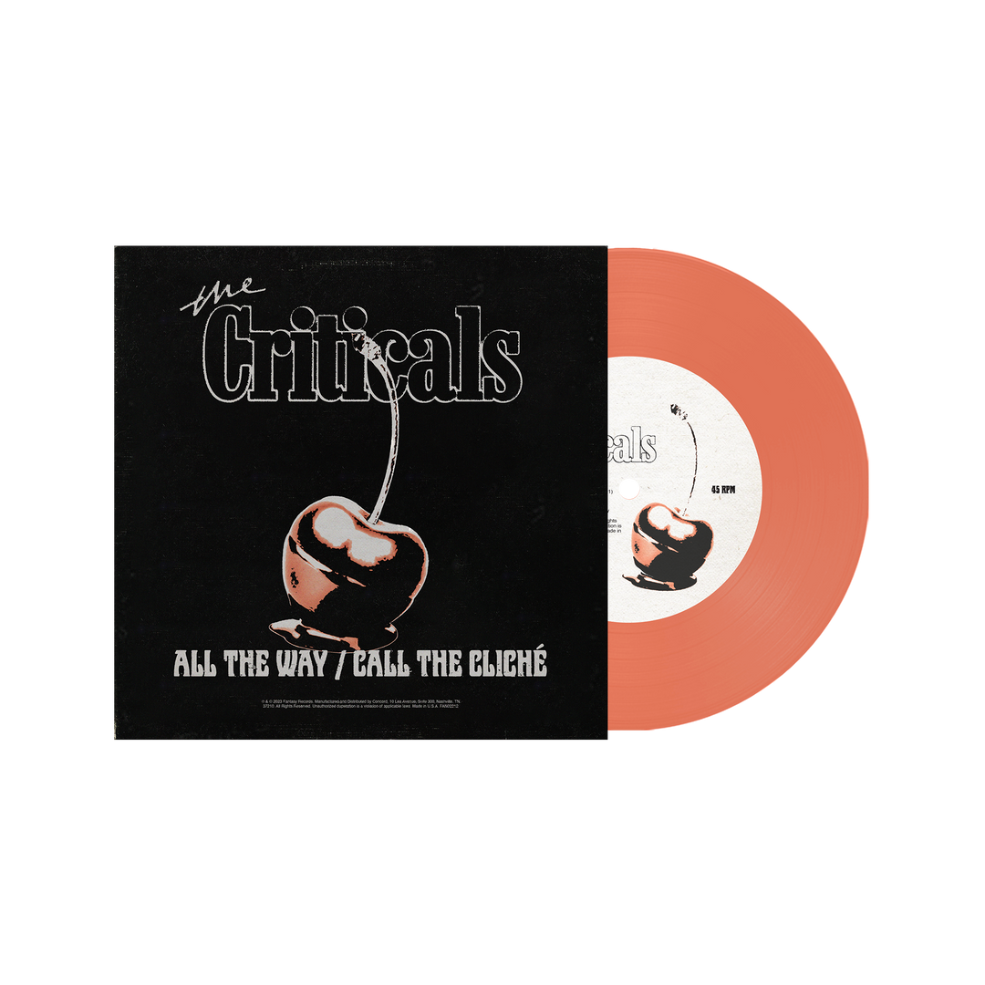 All The Way / Call The Cliché - Peach Vinyl 7”