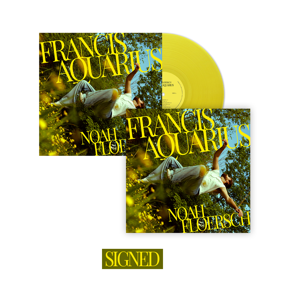 Francis Aquarius "Aquarius Yellow" Vinyl + Signed 12x12 Print