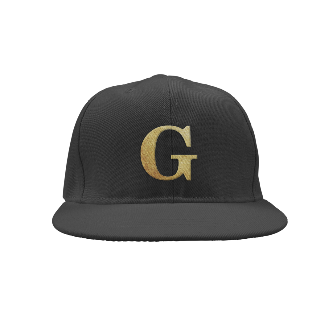 "New Standards" Black Embroidered "G" Snapback Baseball Cap