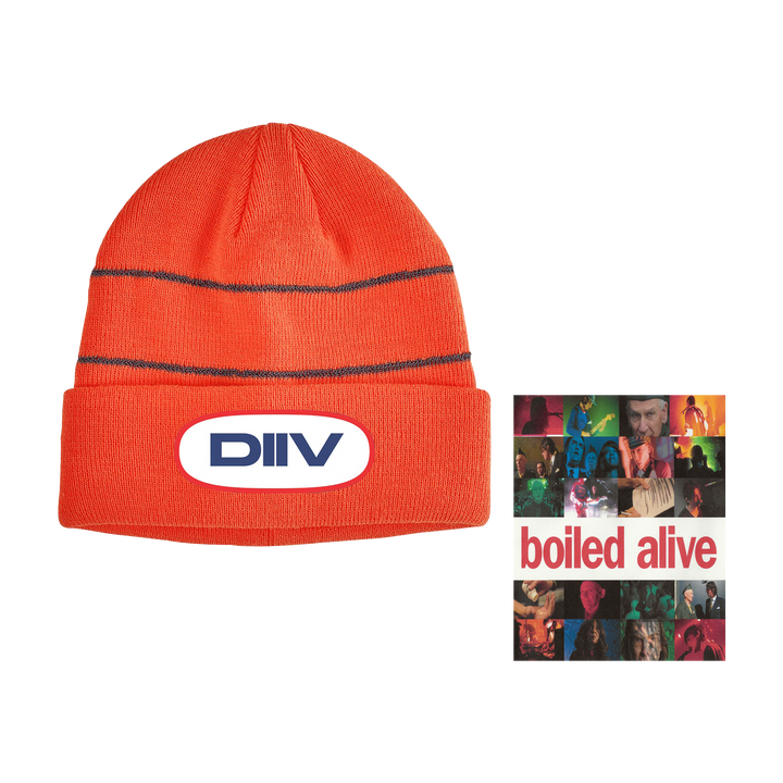 "Boiled Alive" Live Stream Ticket + Orange Surfer Logo Beanie