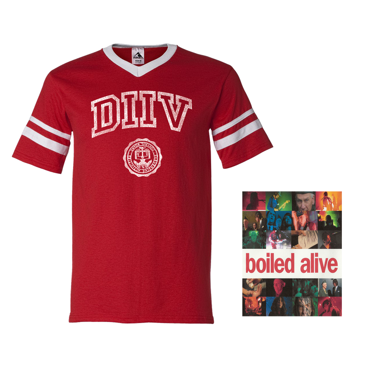 "Boiled Alive" Live Stream Ticket + Boiled Alive Collegiate Jersey Tee
