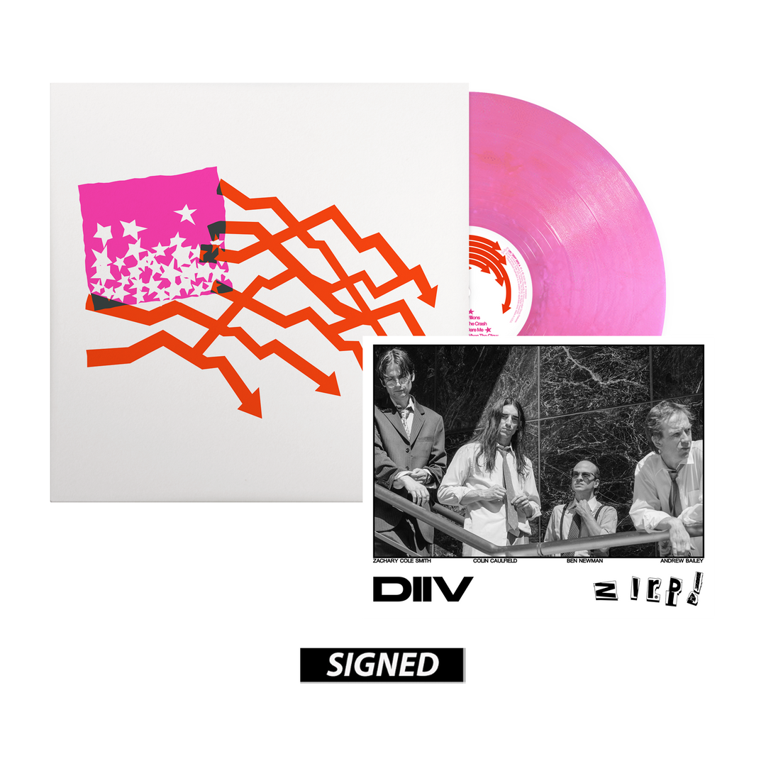 ZIRP! - Fluorescent Pink Vinyl + Signed 8x10 Print - View 1