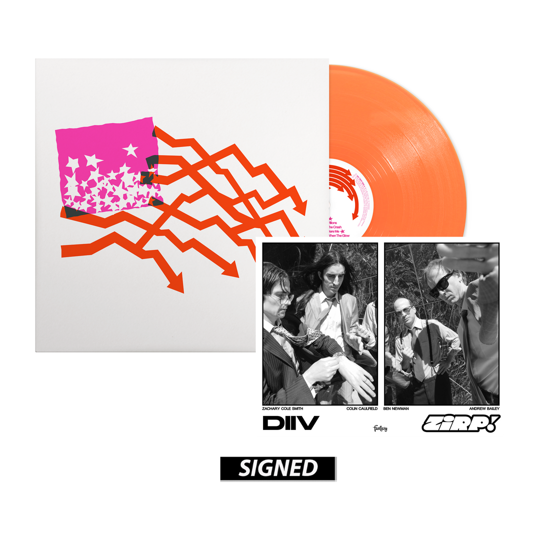 ZIRP! - Neon Orange Vinyl + Signed 8x10 Print - View 1