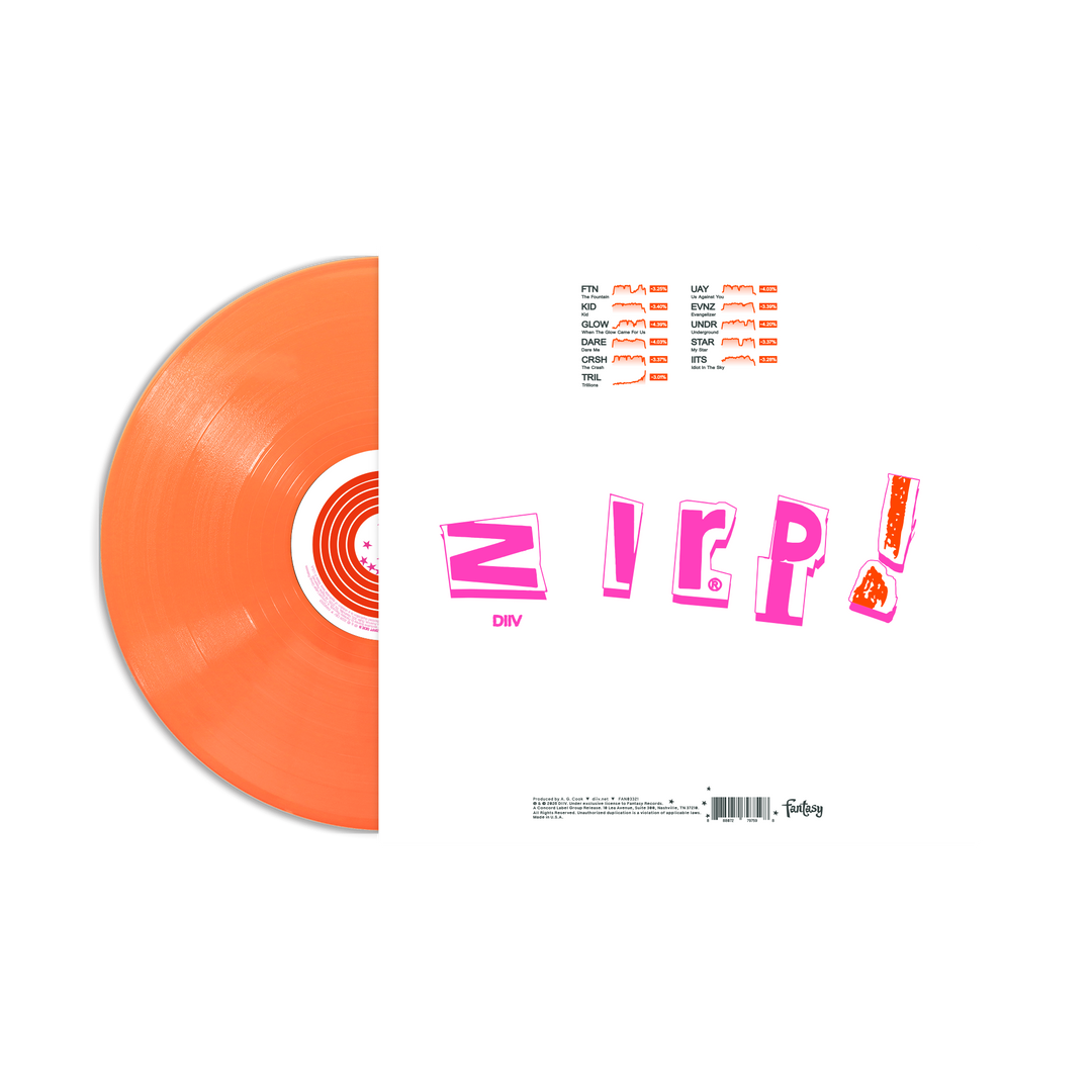 ZIRP! - Neon Orange Vinyl - View 2