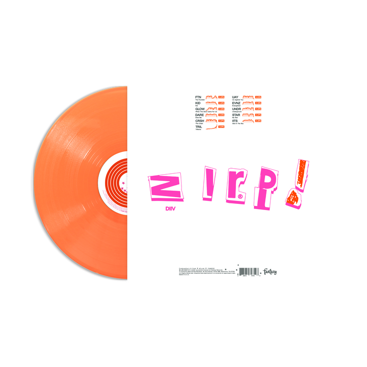 ZIRP! - Neon Orange Vinyl — Image 2 of 2