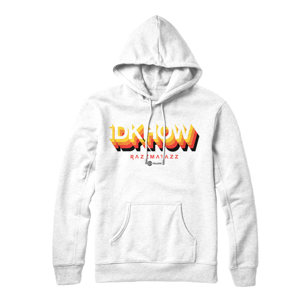 3D Logo White Hoodie