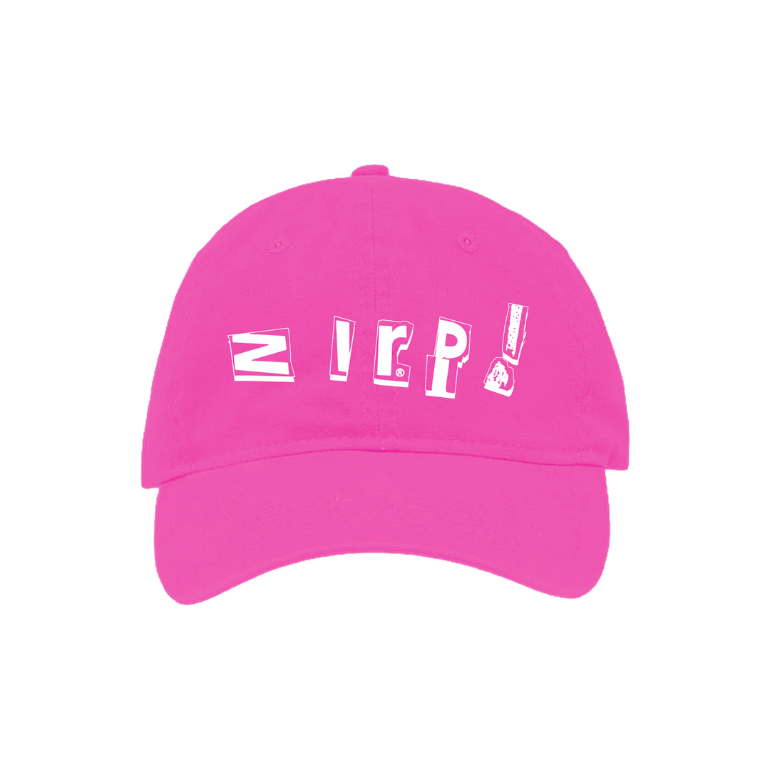 ZIRP! Embroidered Pink - Hat - View 2
