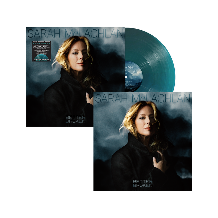 Better Broken - Translucent Sea Blue Vinyl + Signed Print — Image 1 of 2