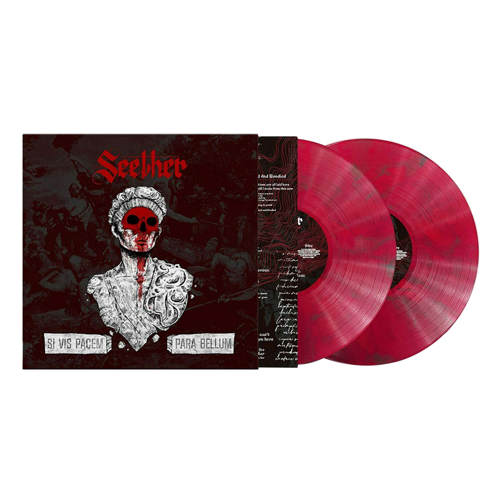 Seether – Si Vis Pacem, Para Bellum - Red w/ Black Splatter Vinyl