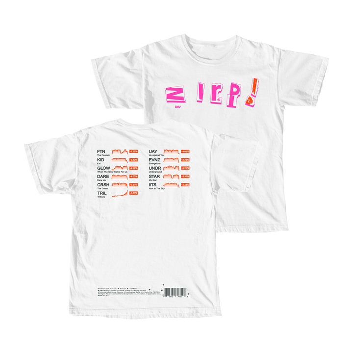 ZIRP! White - Tee — Image 1 of 3