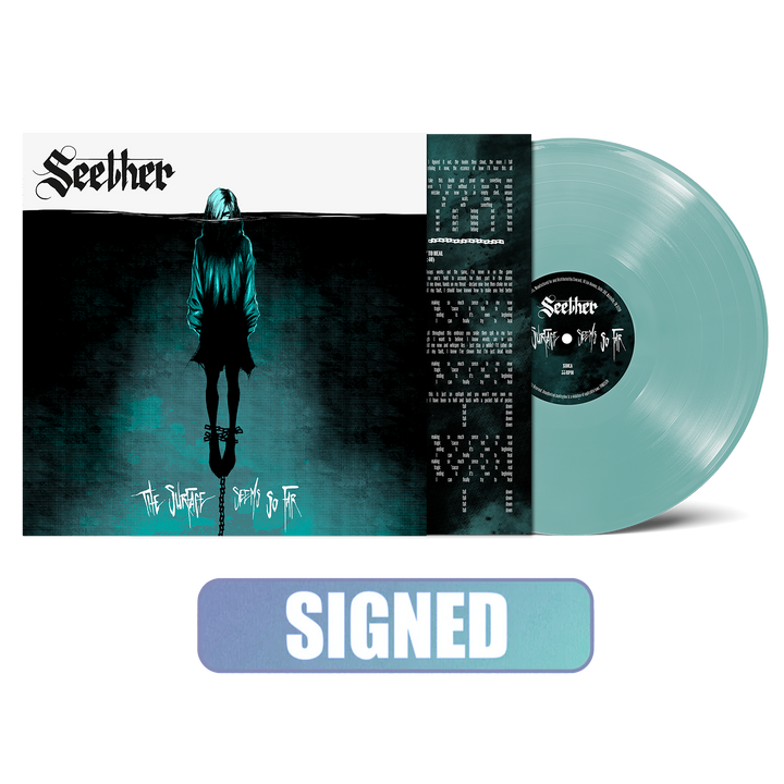 SIGNED The Surface Seems So Far Limited Edition Translucent Light Blue Vinyl