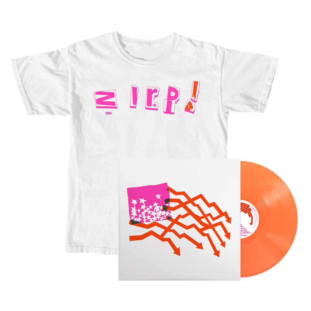 ZIRP! - Neon Orange Vinyl + Tee - View 1