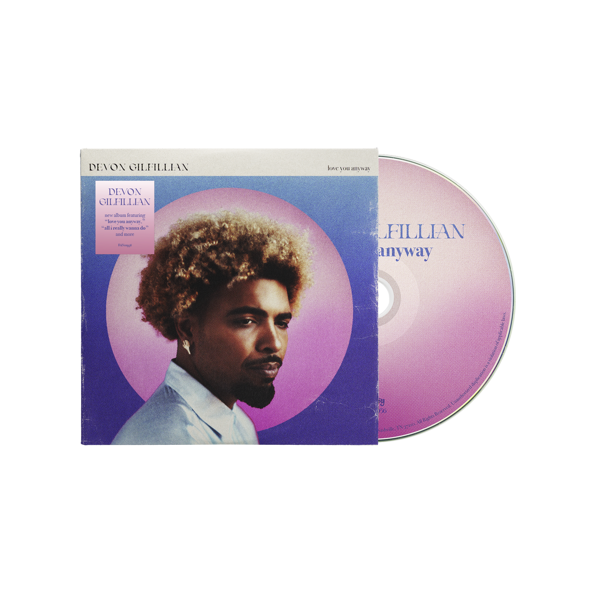 Devon Gilfillian – Love You Anyway CD – Concord Records