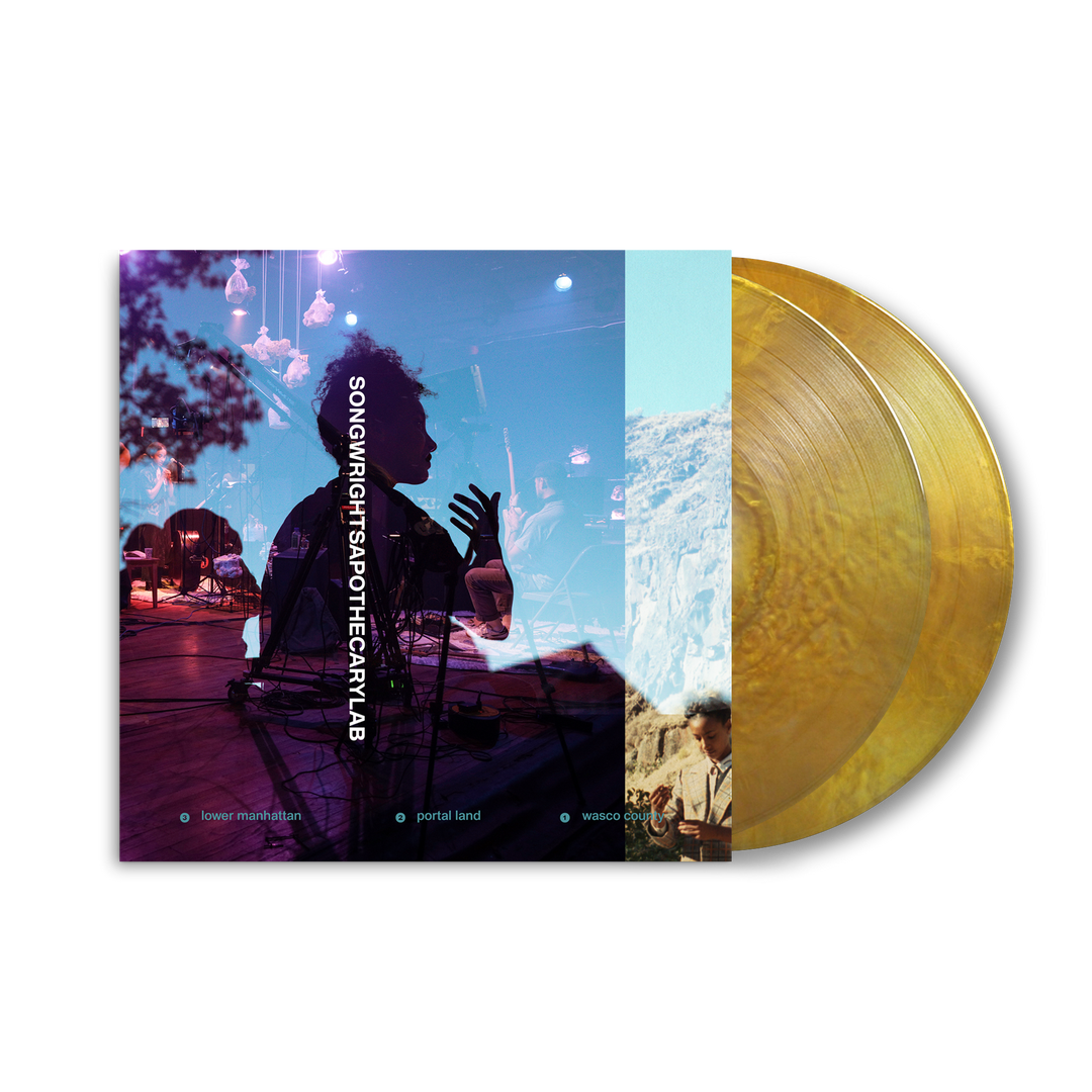 SONGWRIGHTS APOTHECARY LAB LIMITED EDITION GOLD METALLIC 2XLP w/ SIGNED 11x11 COLLECTORS ALBUM ART PRINT