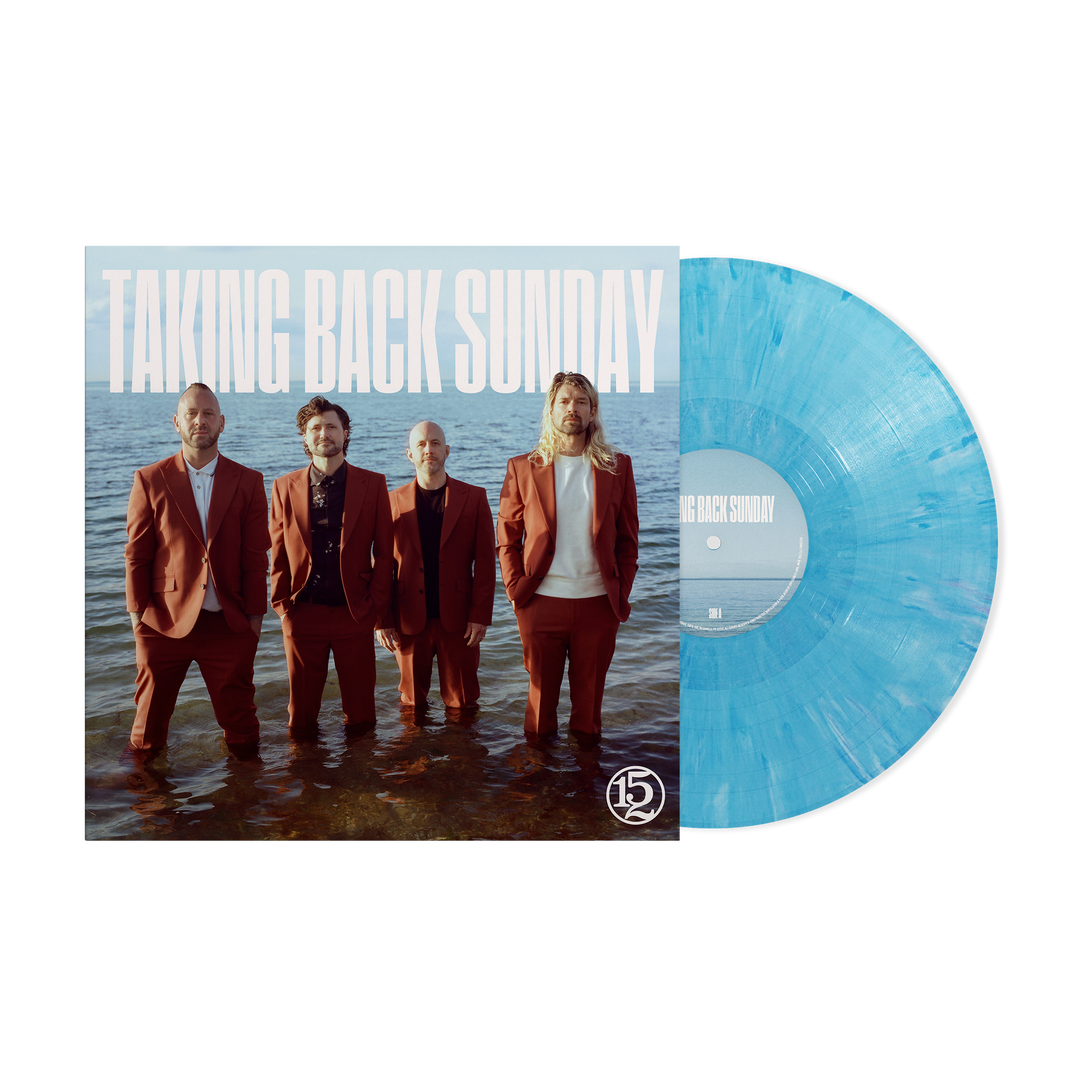 152 Blue Mix with White Marbled Vinyl LP