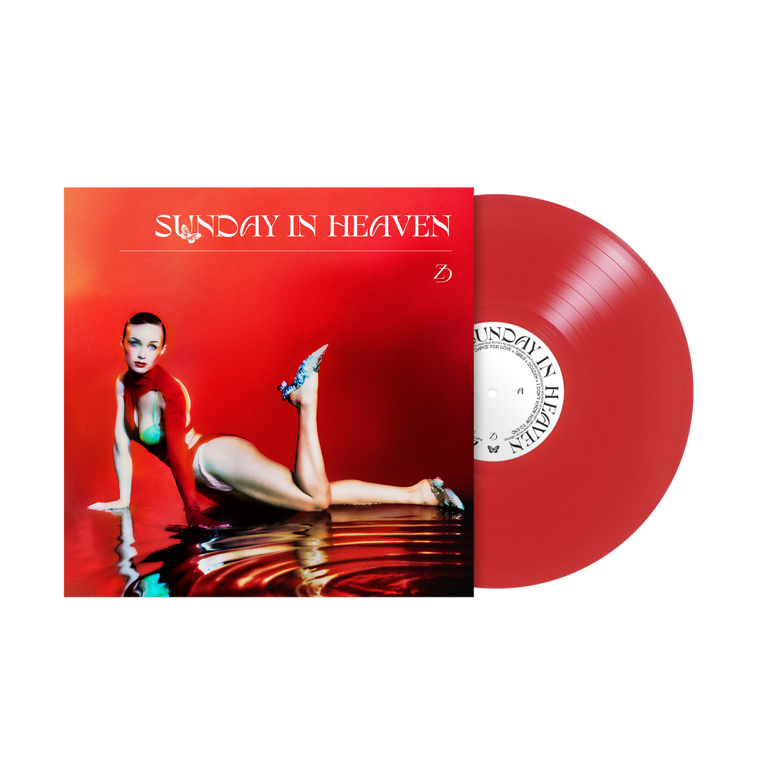 Sunday In Heaven Limited Edition "Cherry Heart" Vinyl (Signed or Unsigned)
