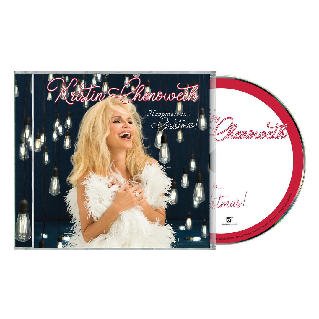 "HAPPINESS is...Christmas!" CD w/ Signed 5"x5" Collectors Album Print
